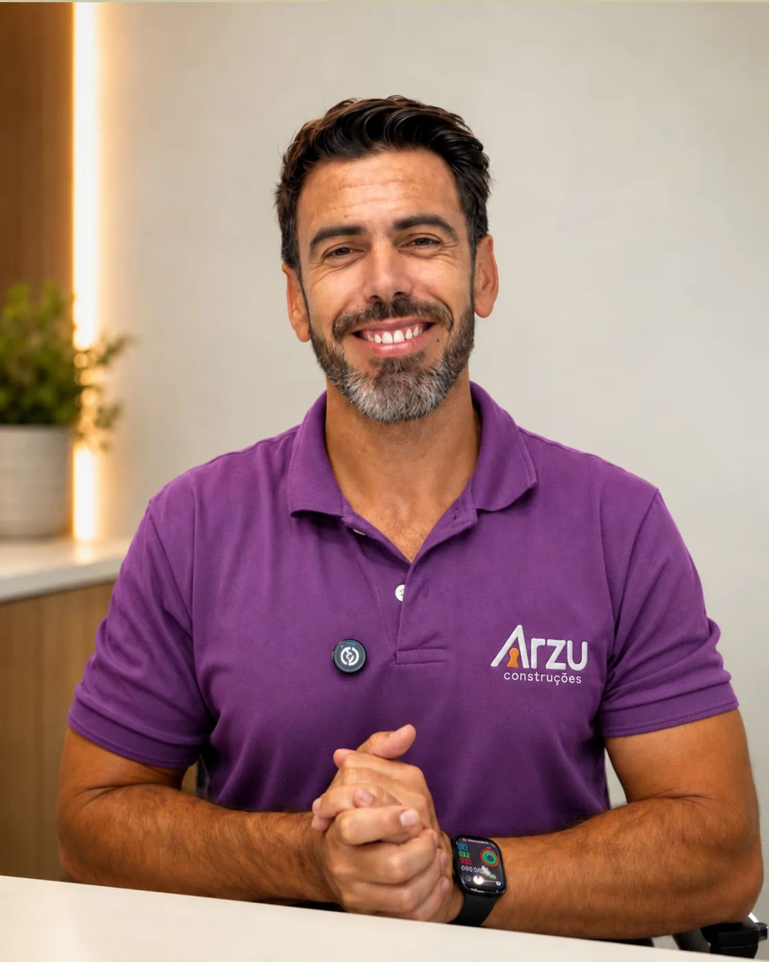 Adriano Constante, proprietário e engenheiro técnico da Arzu Construções